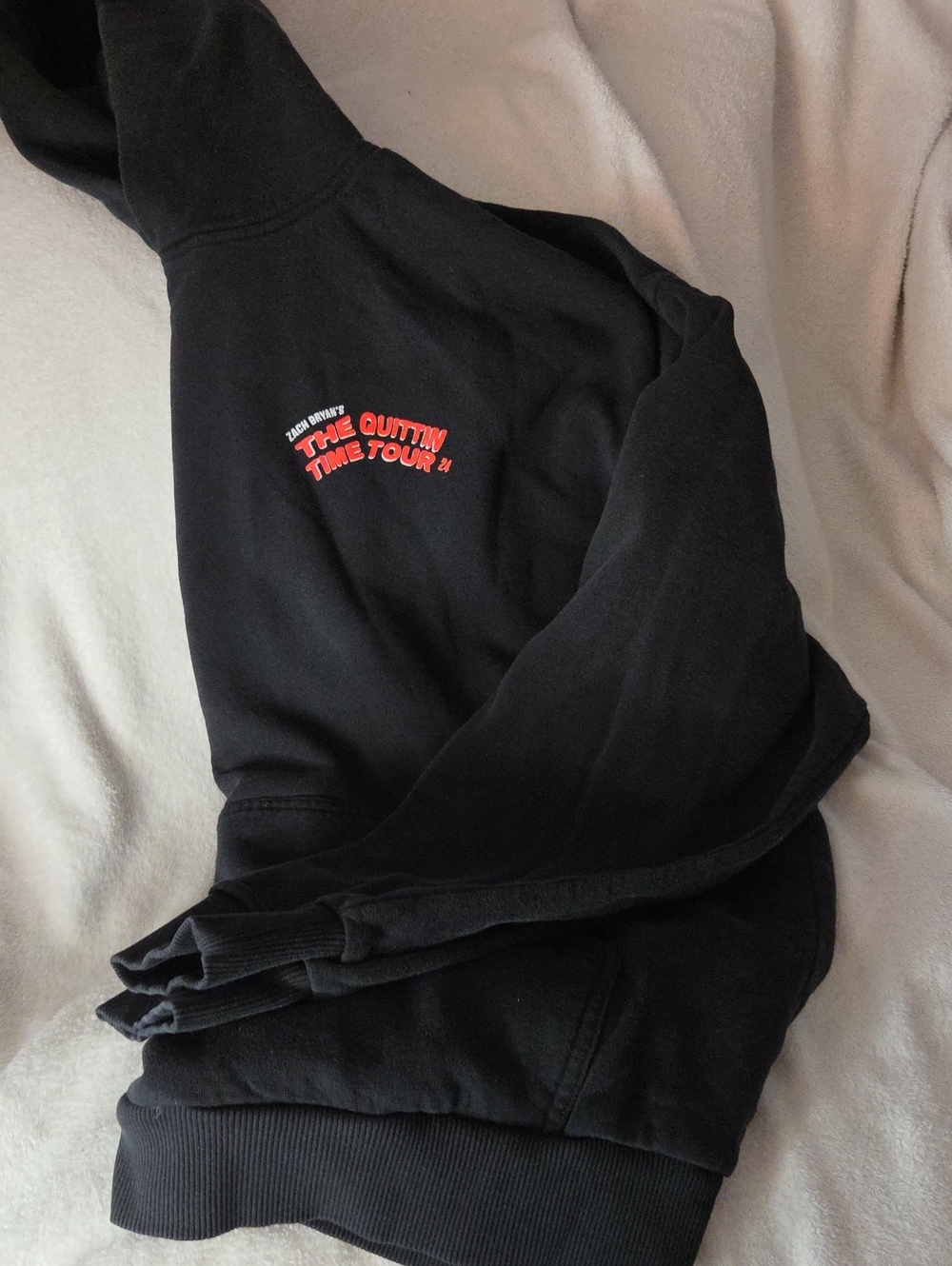 Zach Bryan Quttin Time Tour sz XL hoody
